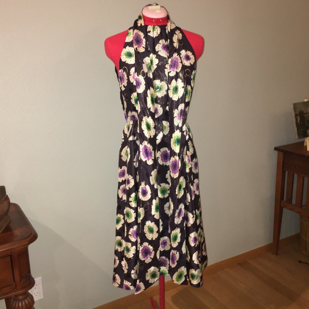 Marc Jacobs High-Neck Floral Dress